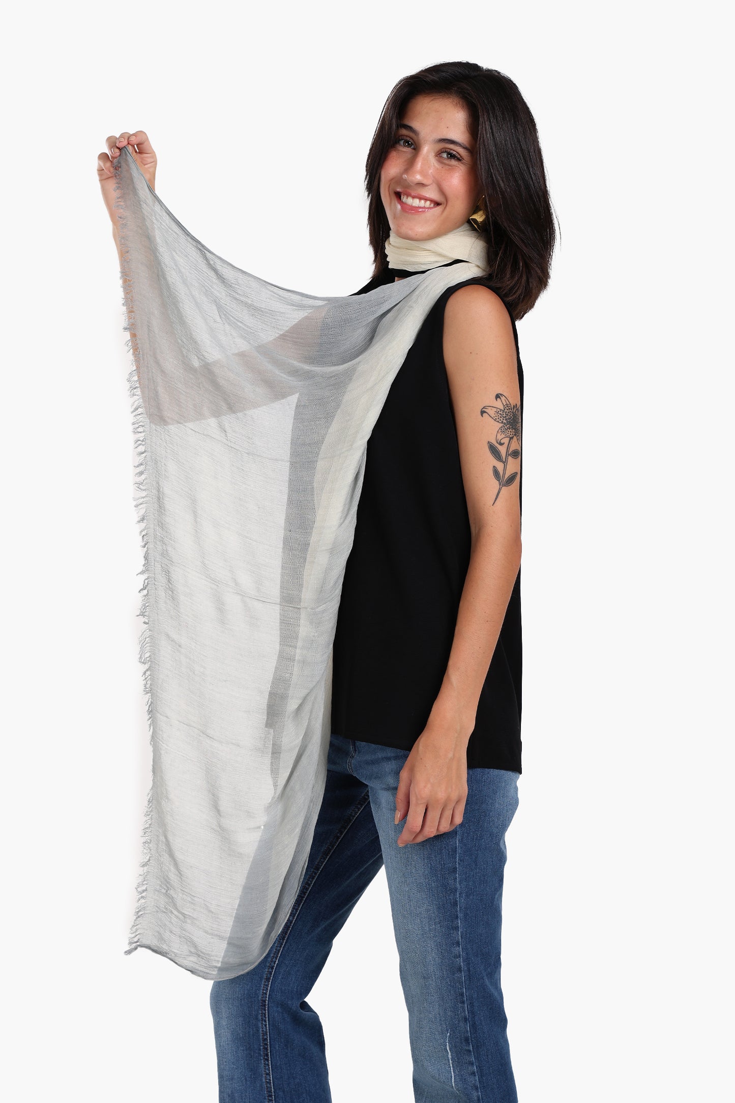 Gradient Cotton Scarf