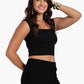 Square Neck Crop Top