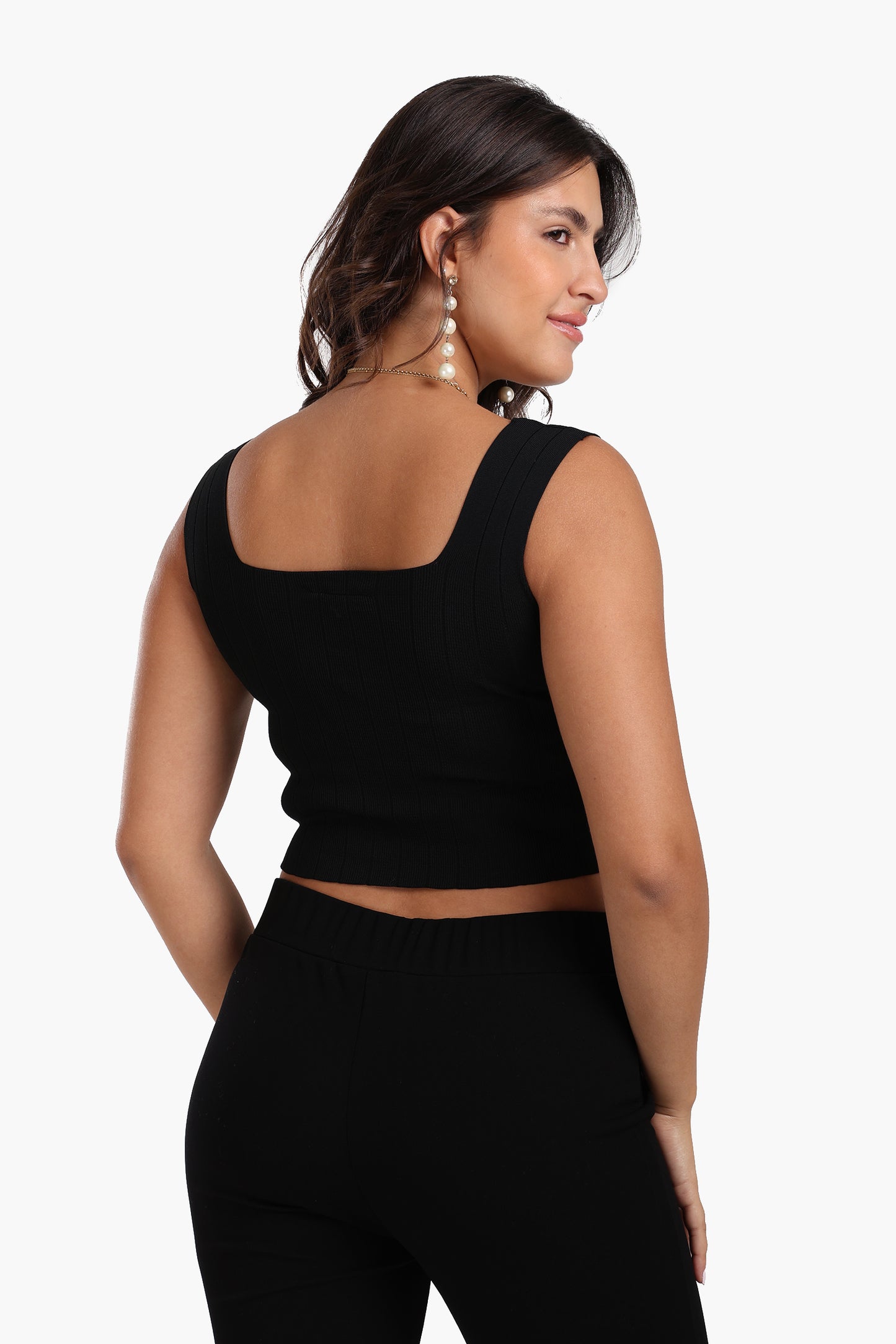 Square Neck Crop Top