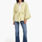 Open-Front Striped Kimono