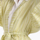 Open-Front Striped Kimono
