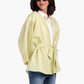 Open-Front Striped Kimono