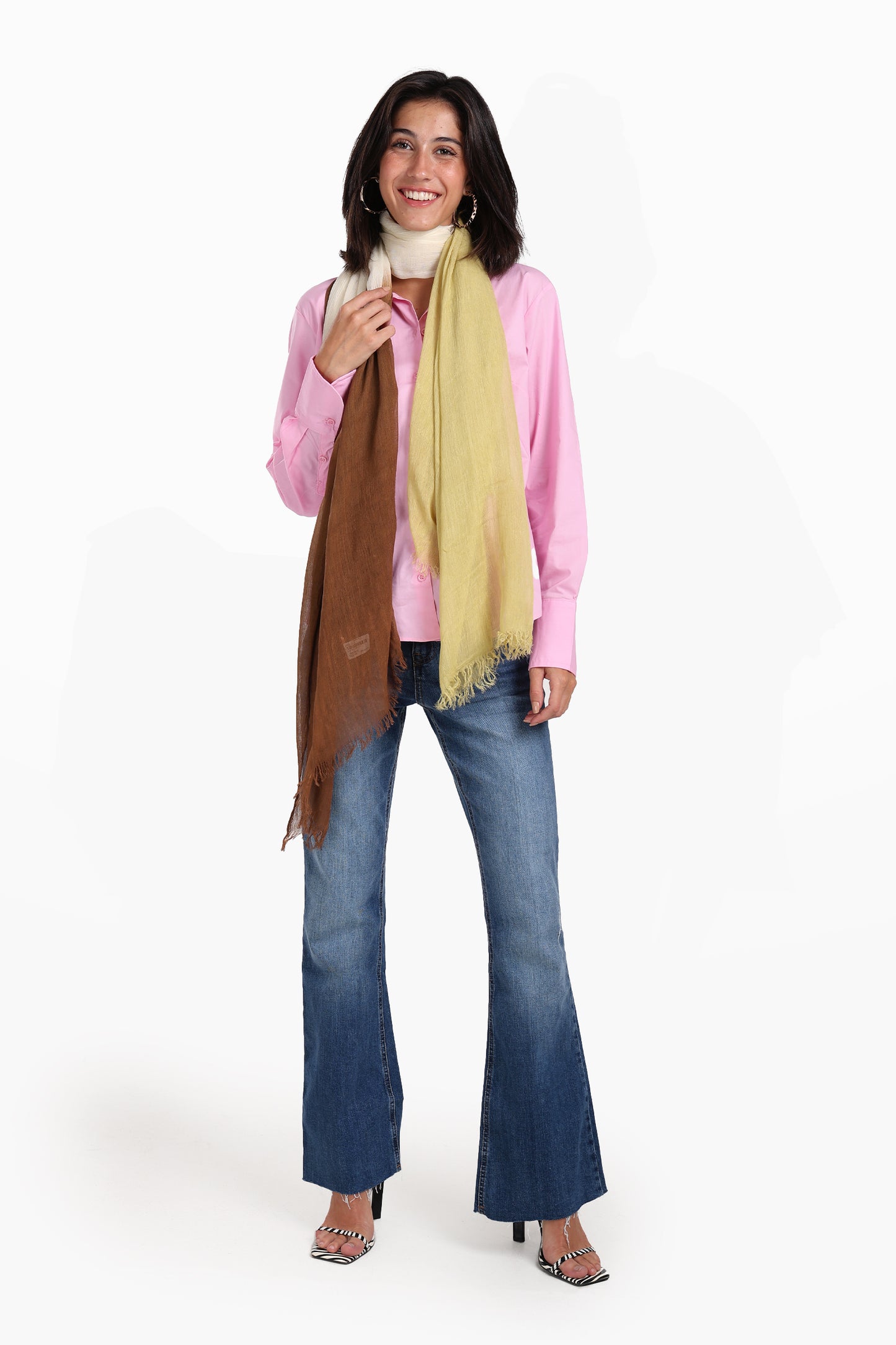 Gradient Cotton Scarf