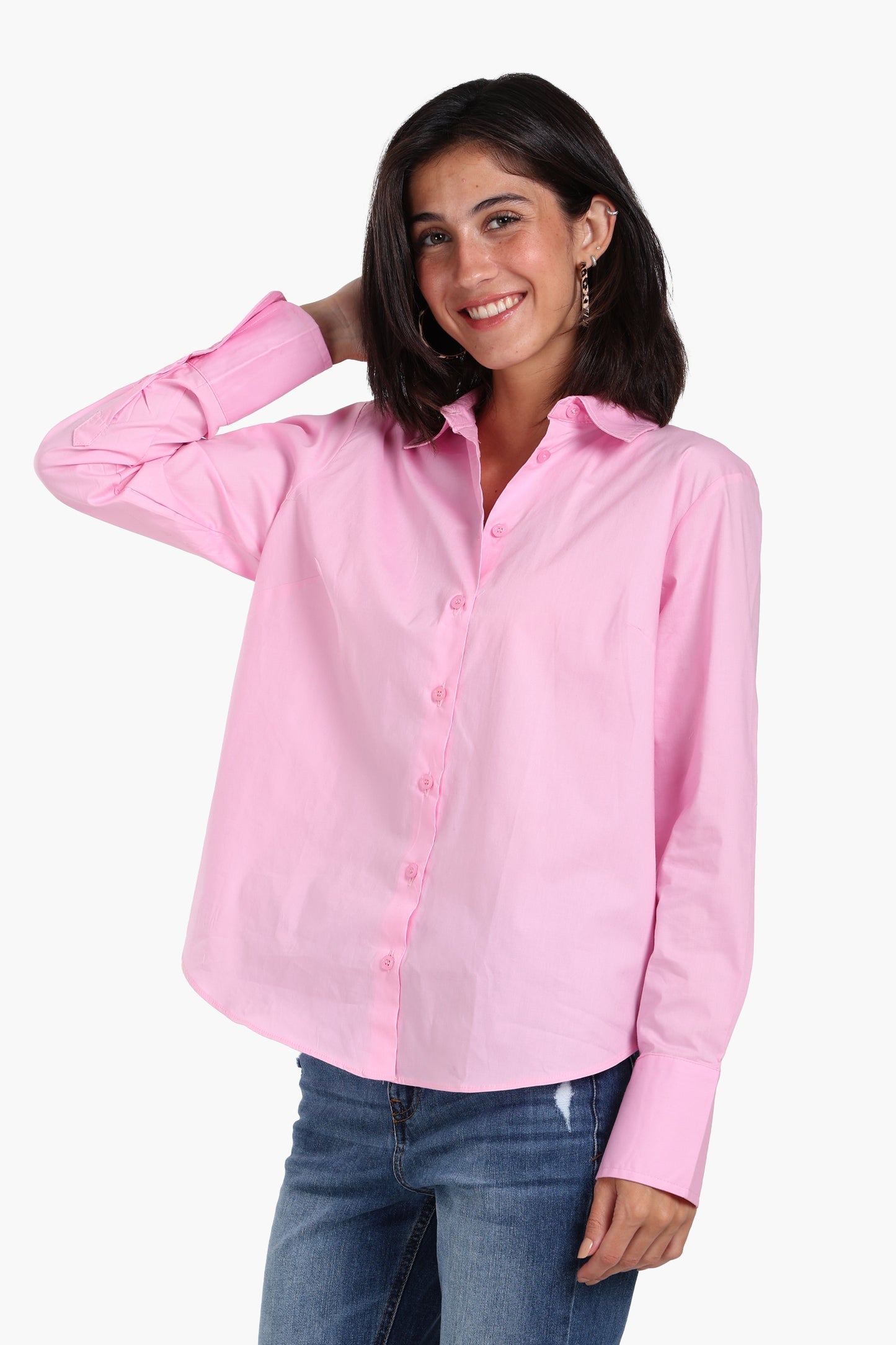 Classic Solid Poplin Shirt