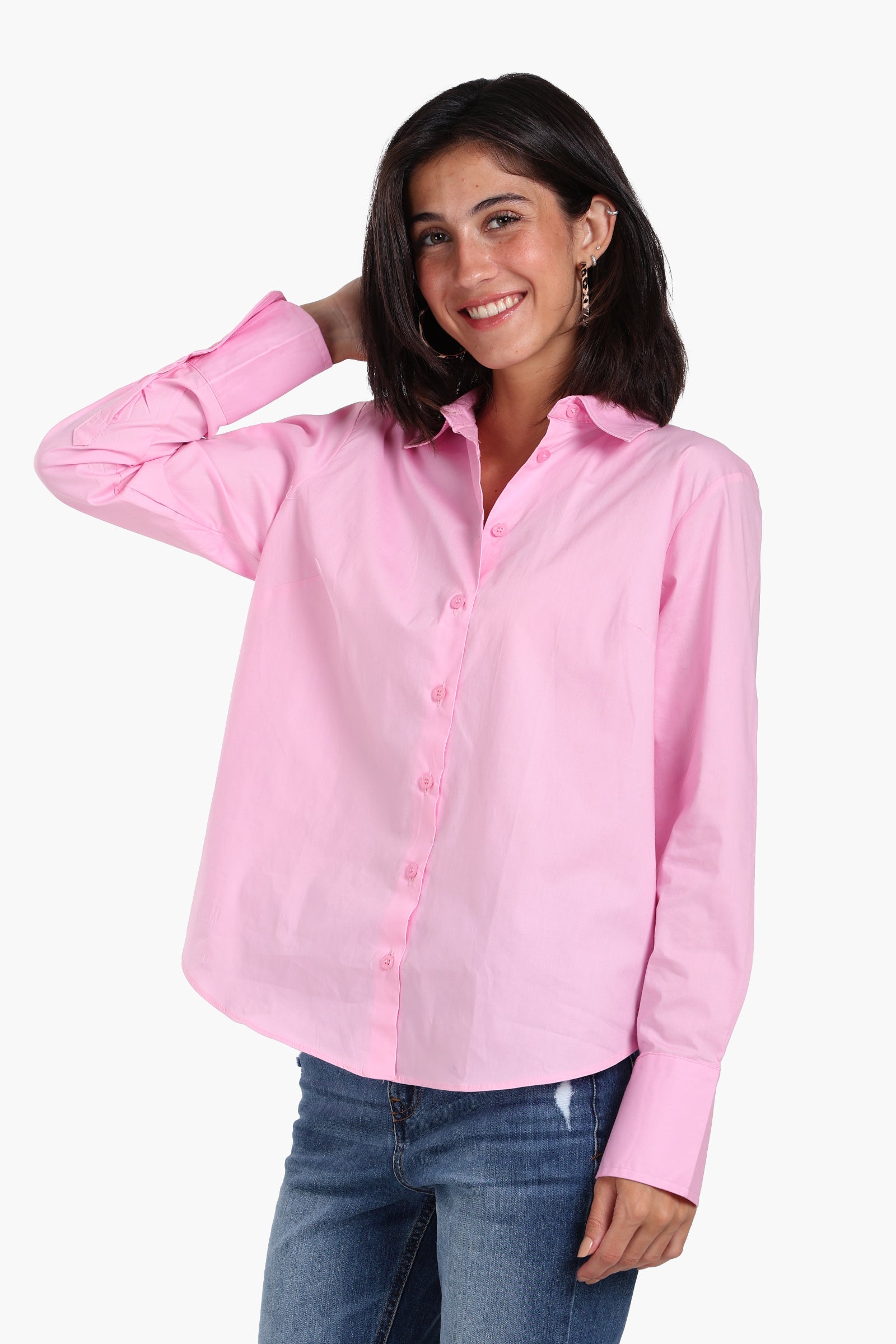 Classic Solid Poplin Shirt