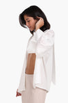 Open-Front Striped Kimono