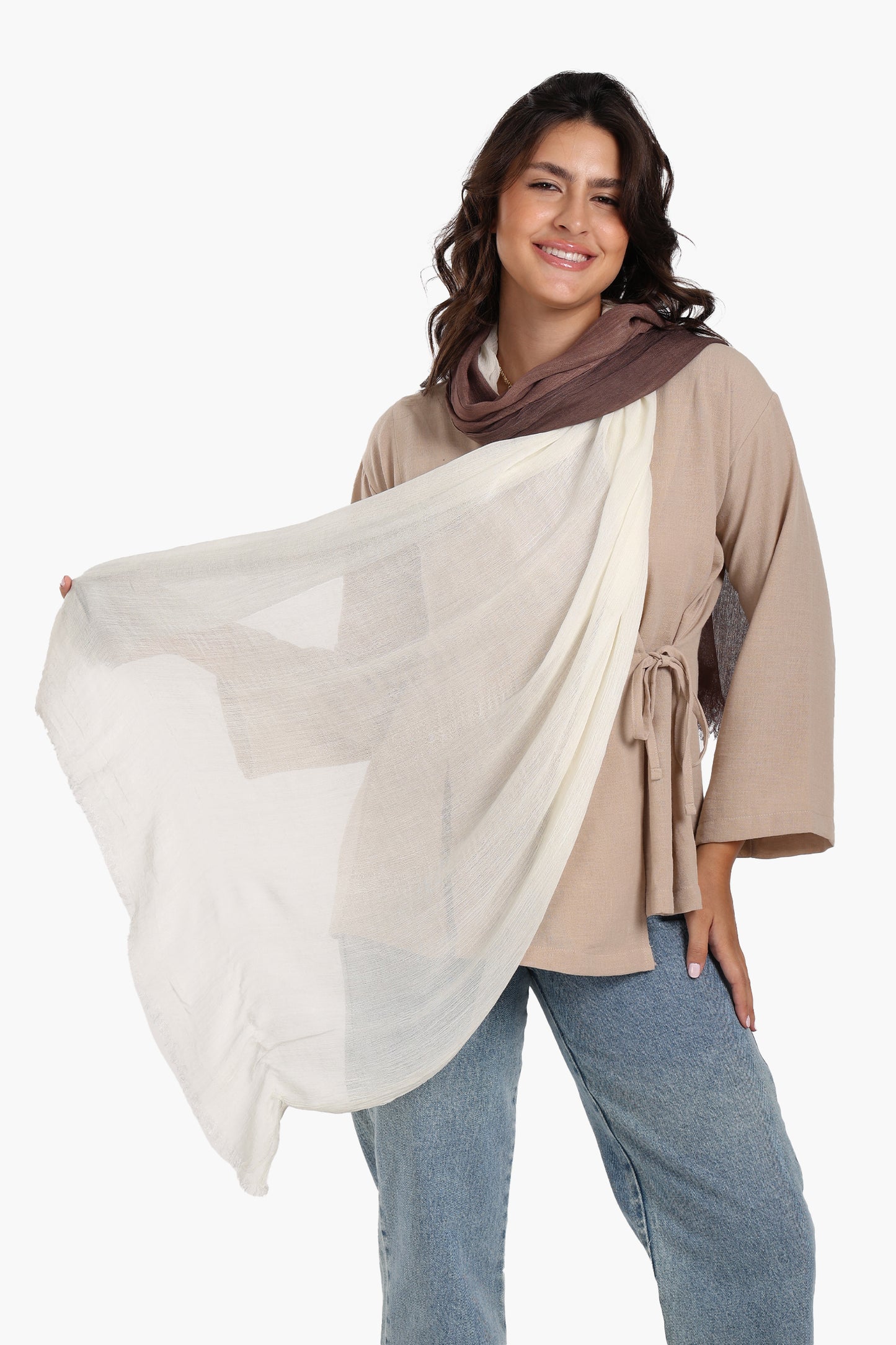 Gradient Cotton Scarf