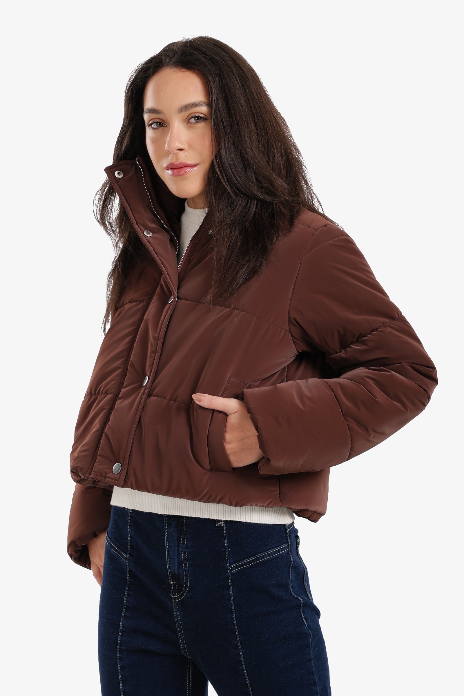 Cropped Puffer Jacket