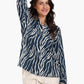 Zebra Print Tencel Shirt