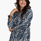 Zebra Print Tencel Shirt