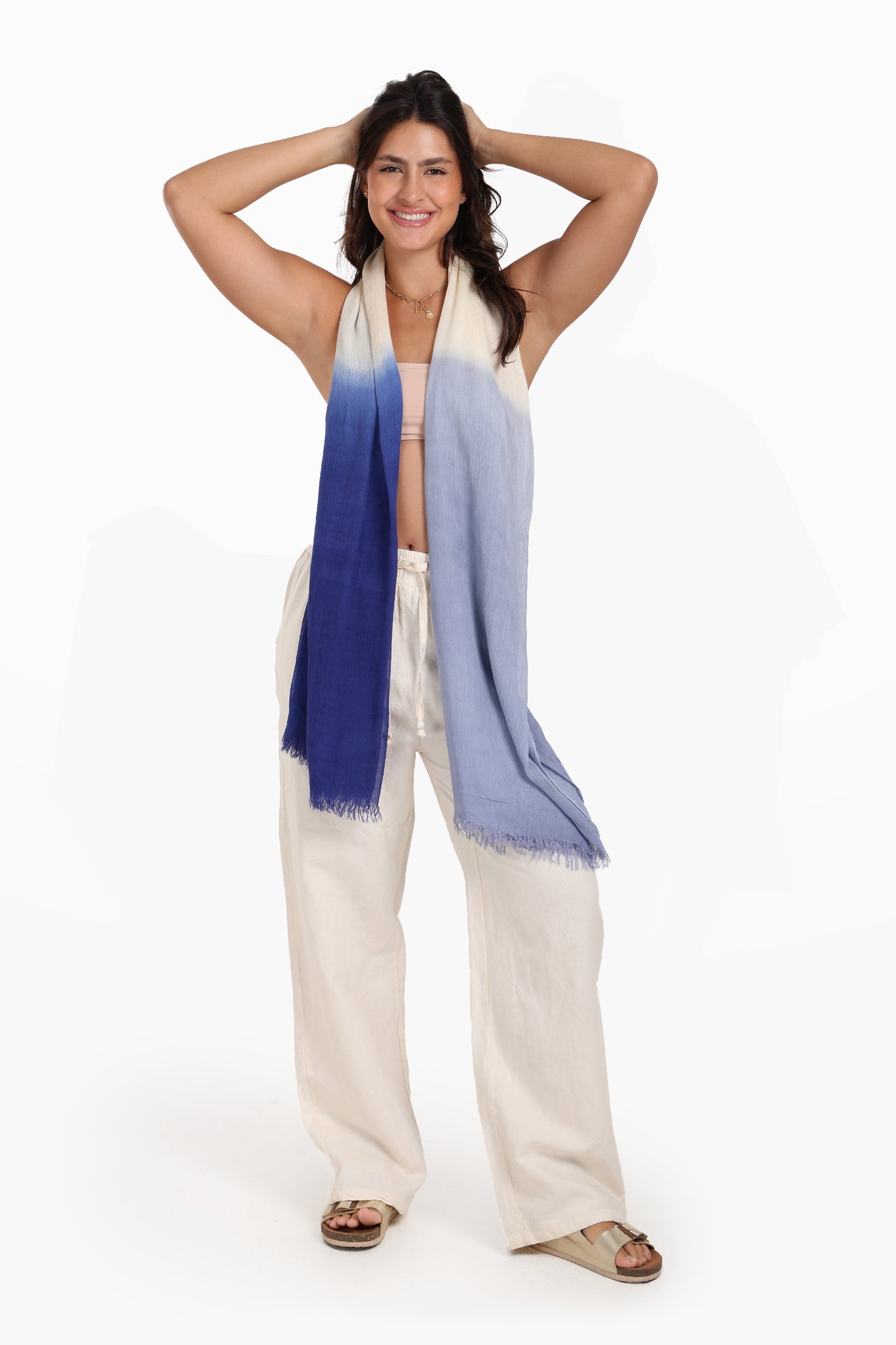 Gradient Cotton Scarf