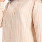Classic Striped Cotton Blend Shirt