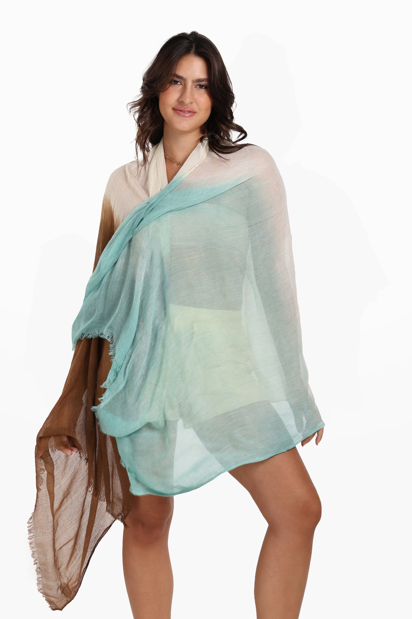 Gradient Cotton Scarf