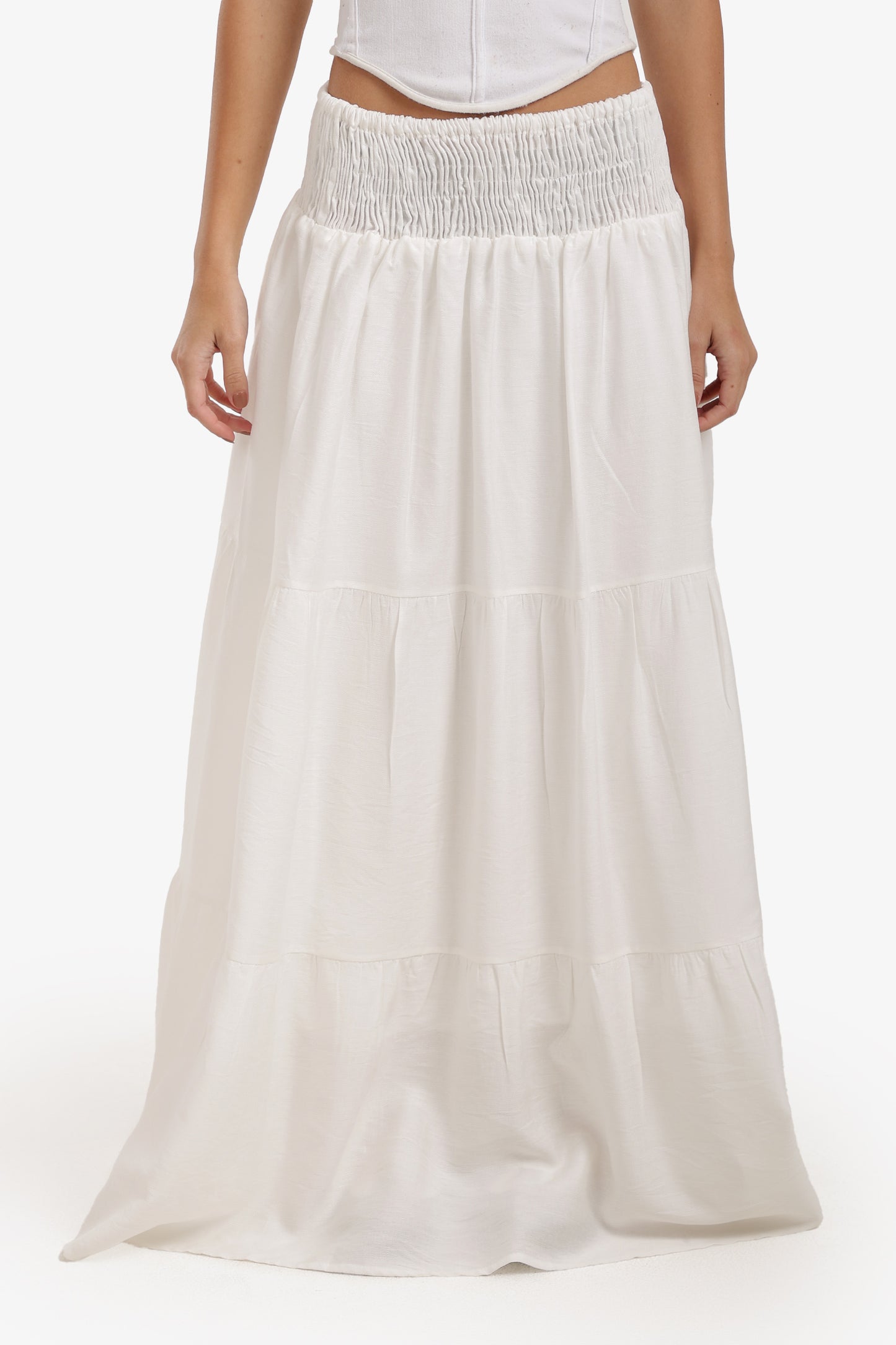 Tiered Maxi Skirt
