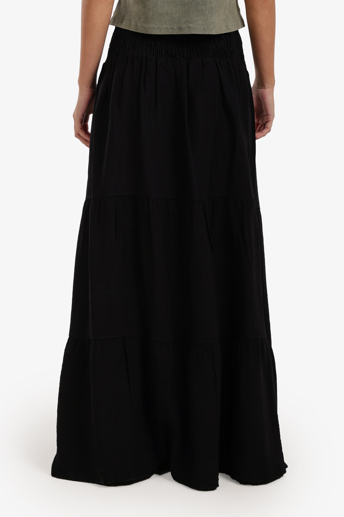 Tiered Maxi Skirt