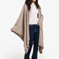 Asymmetric Knitted Poncho