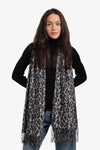 Leopard-Print Scarf