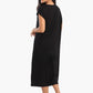 Solid Viscose Midi Dress