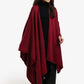 Asymmetric Knitted Poncho