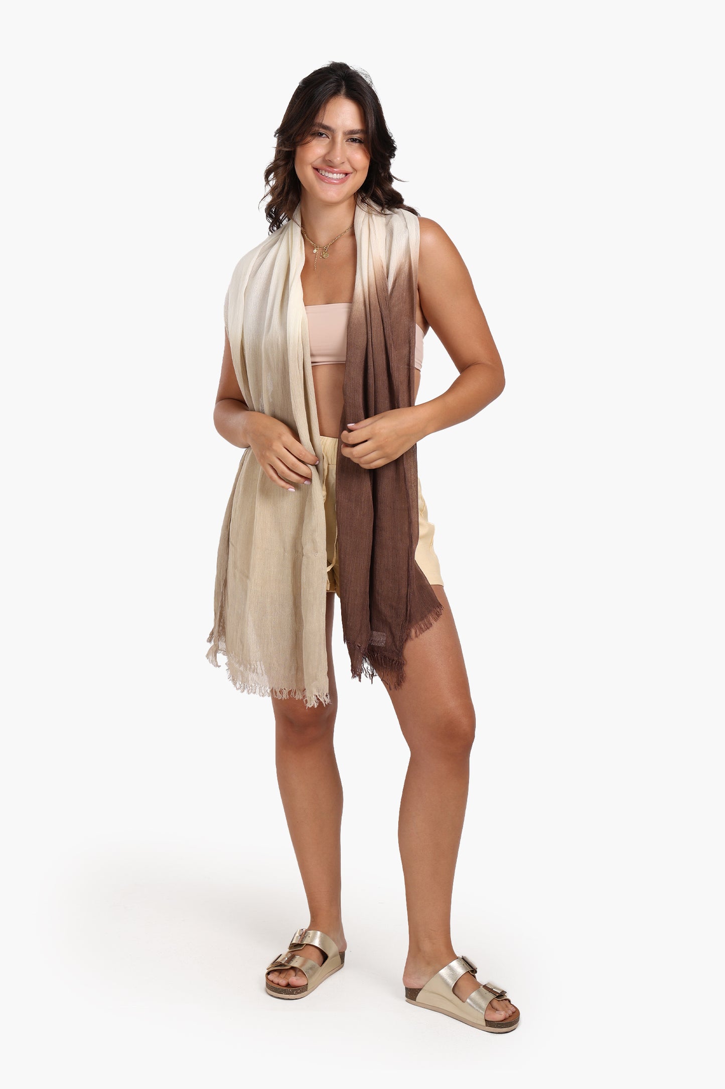 Gradient Cotton Scarf