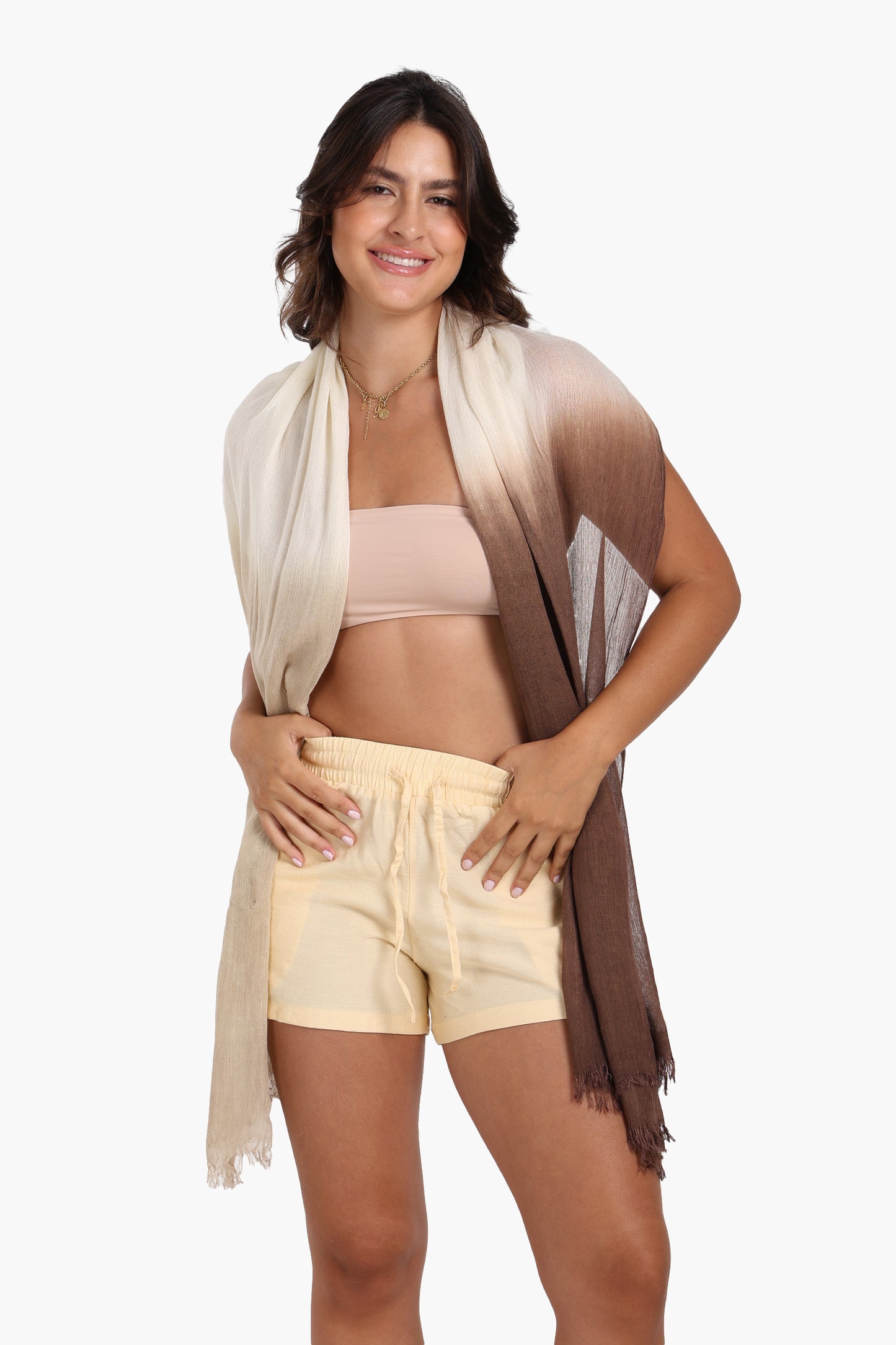 Gradient Cotton Scarf