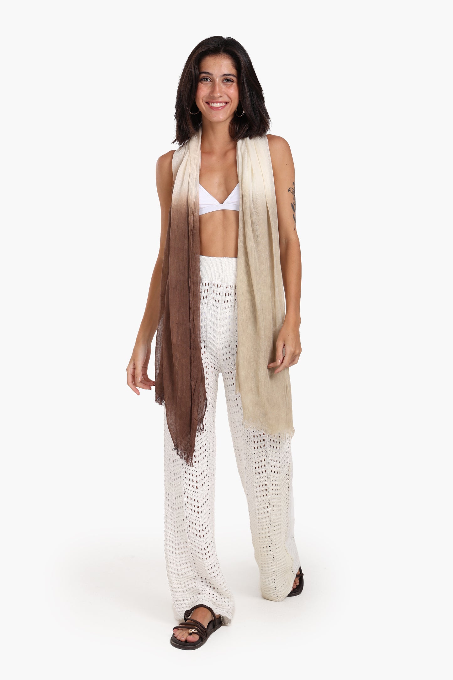 Gradient Cotton Scarf