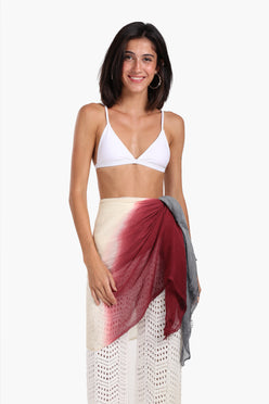 Gradient Cotton Scarf