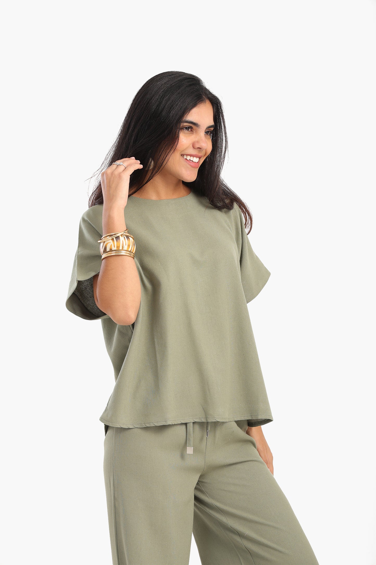 Elegant Solid Blouse