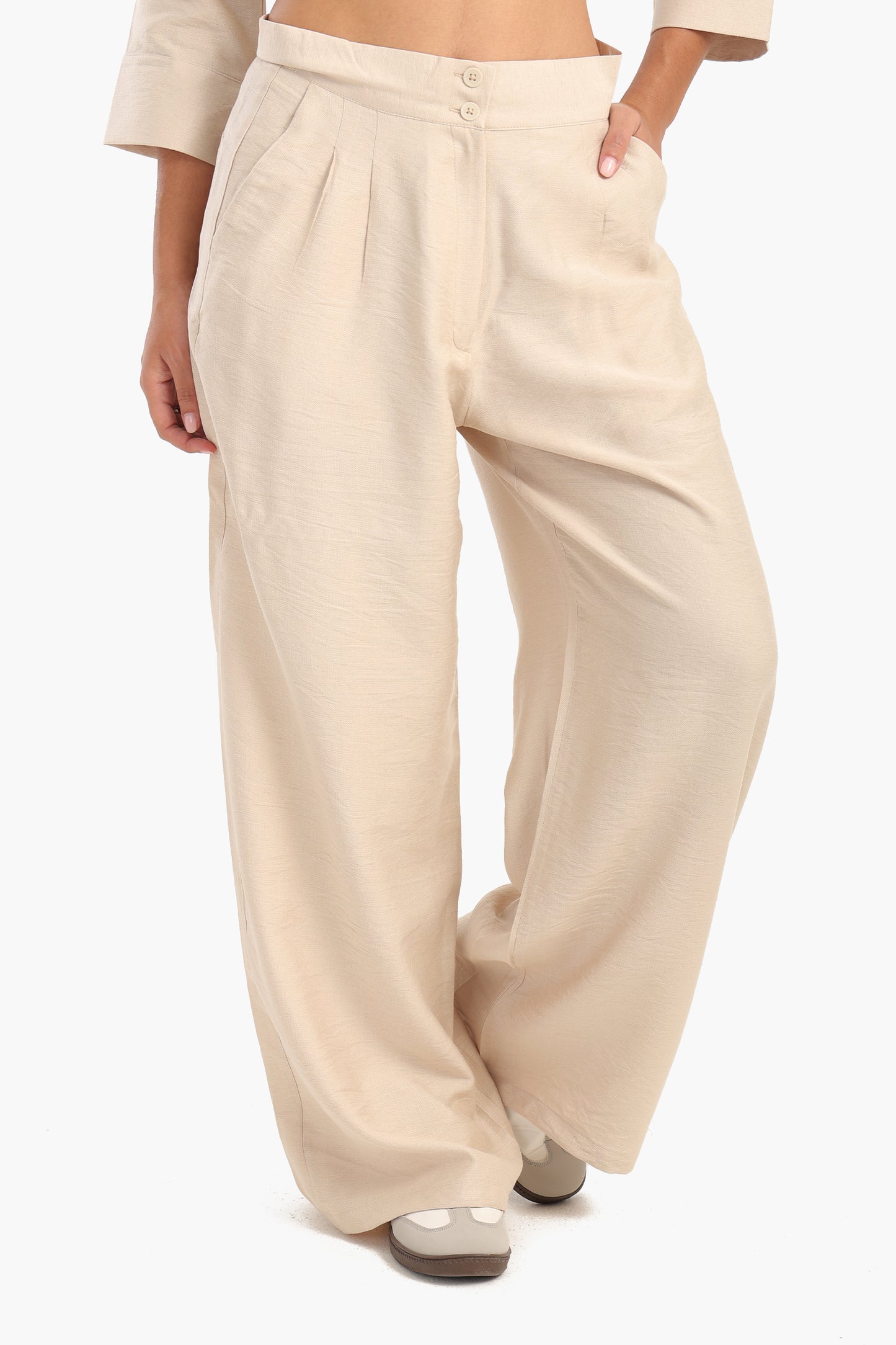 Wide Leg Tencel Pants