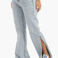 Jeans With Side Slits