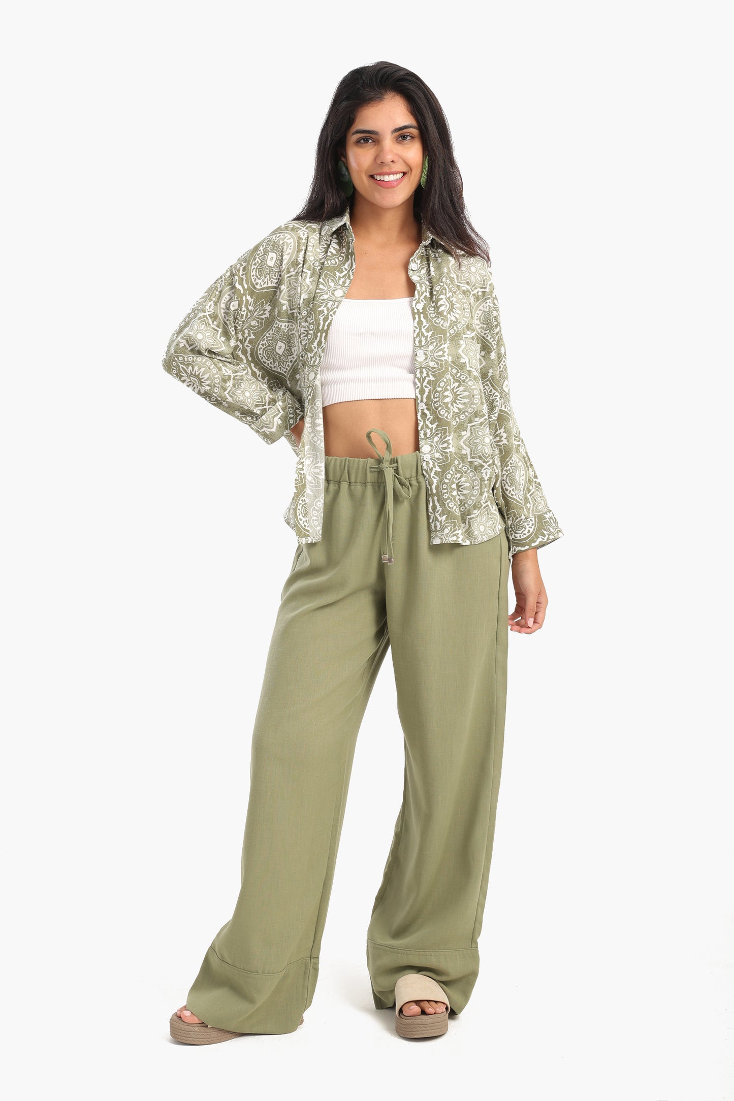 Classic Printed Blouse