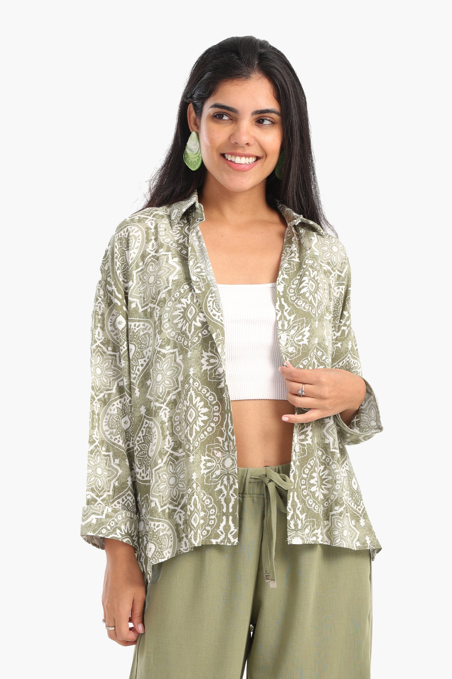 Classic Printed Blouse