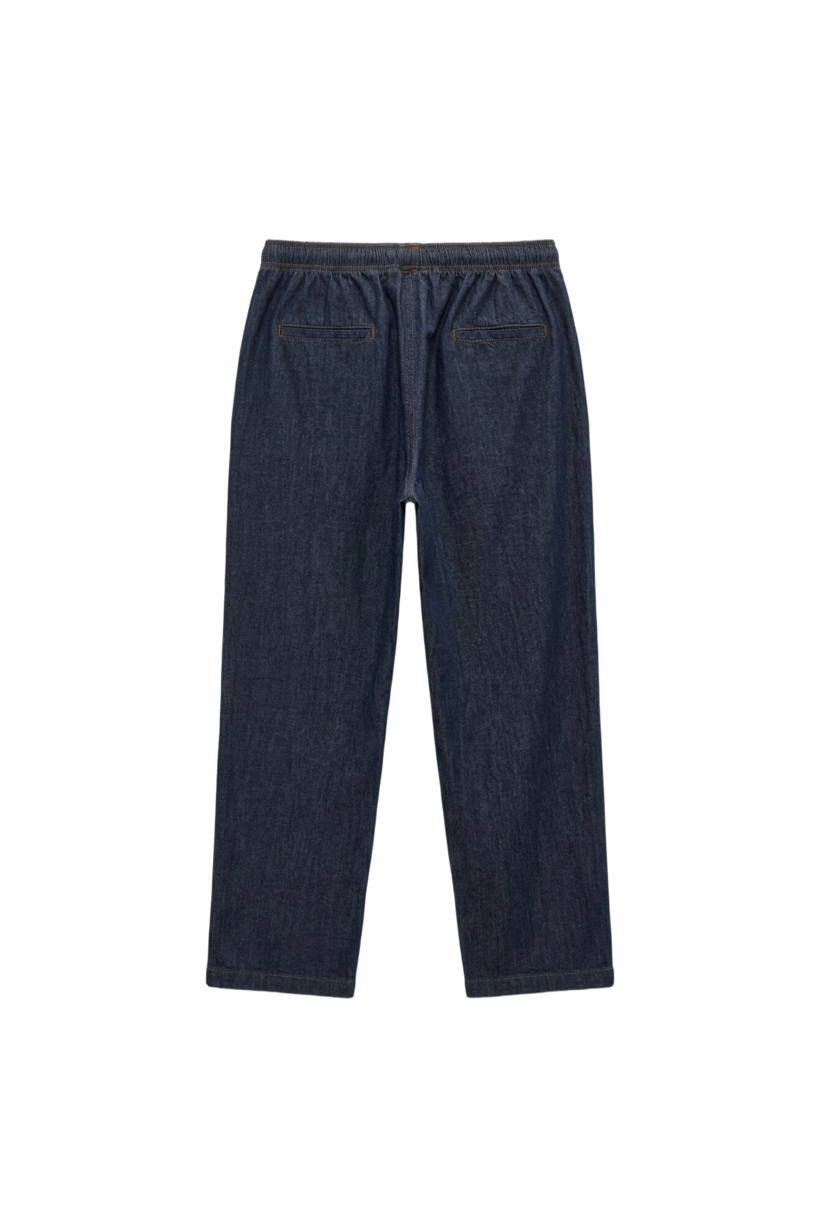 Denim Wide-Leg Pants
