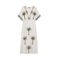 Palm Printed Dress