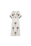 Palm Printed Dress