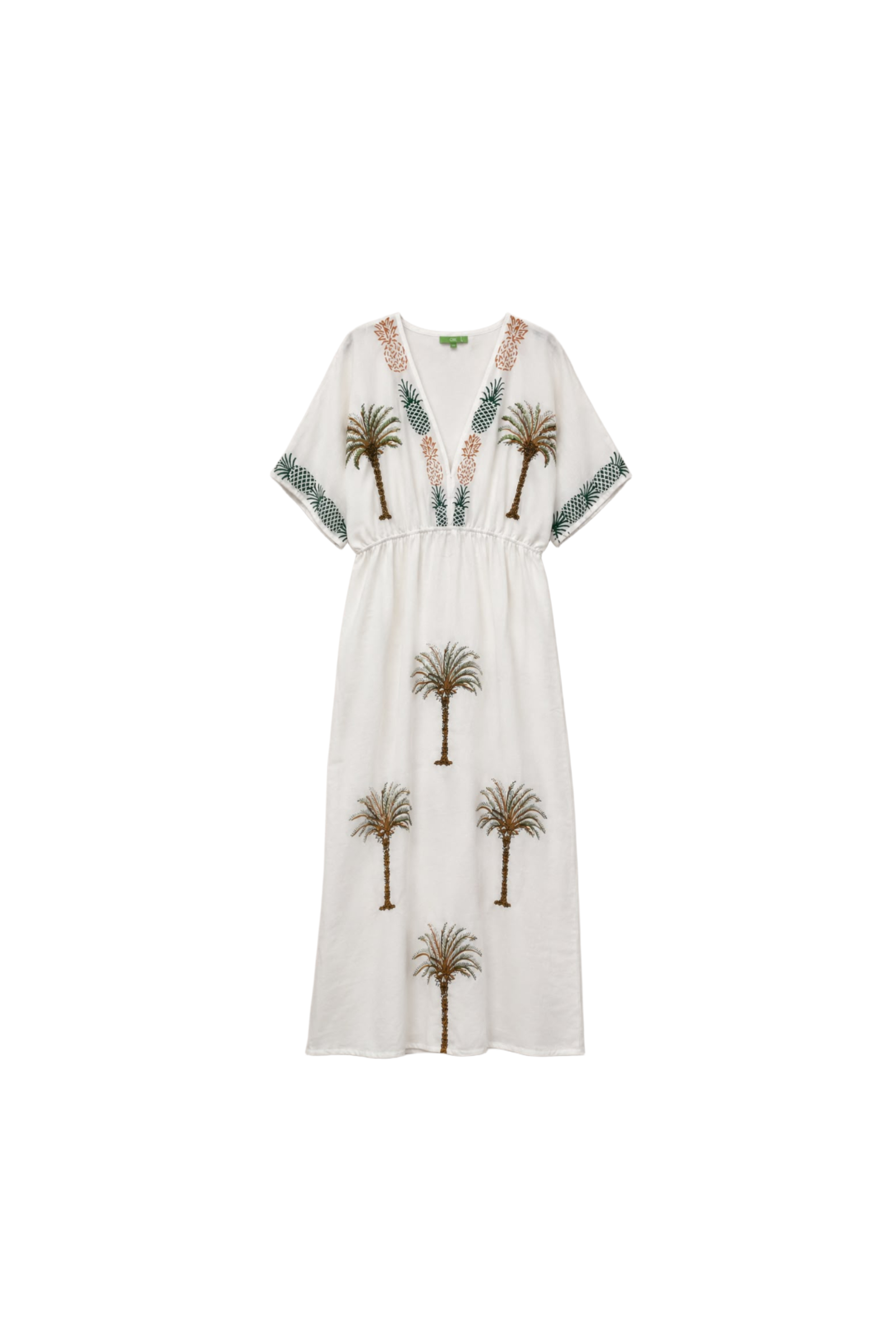 Palm Printed Dress