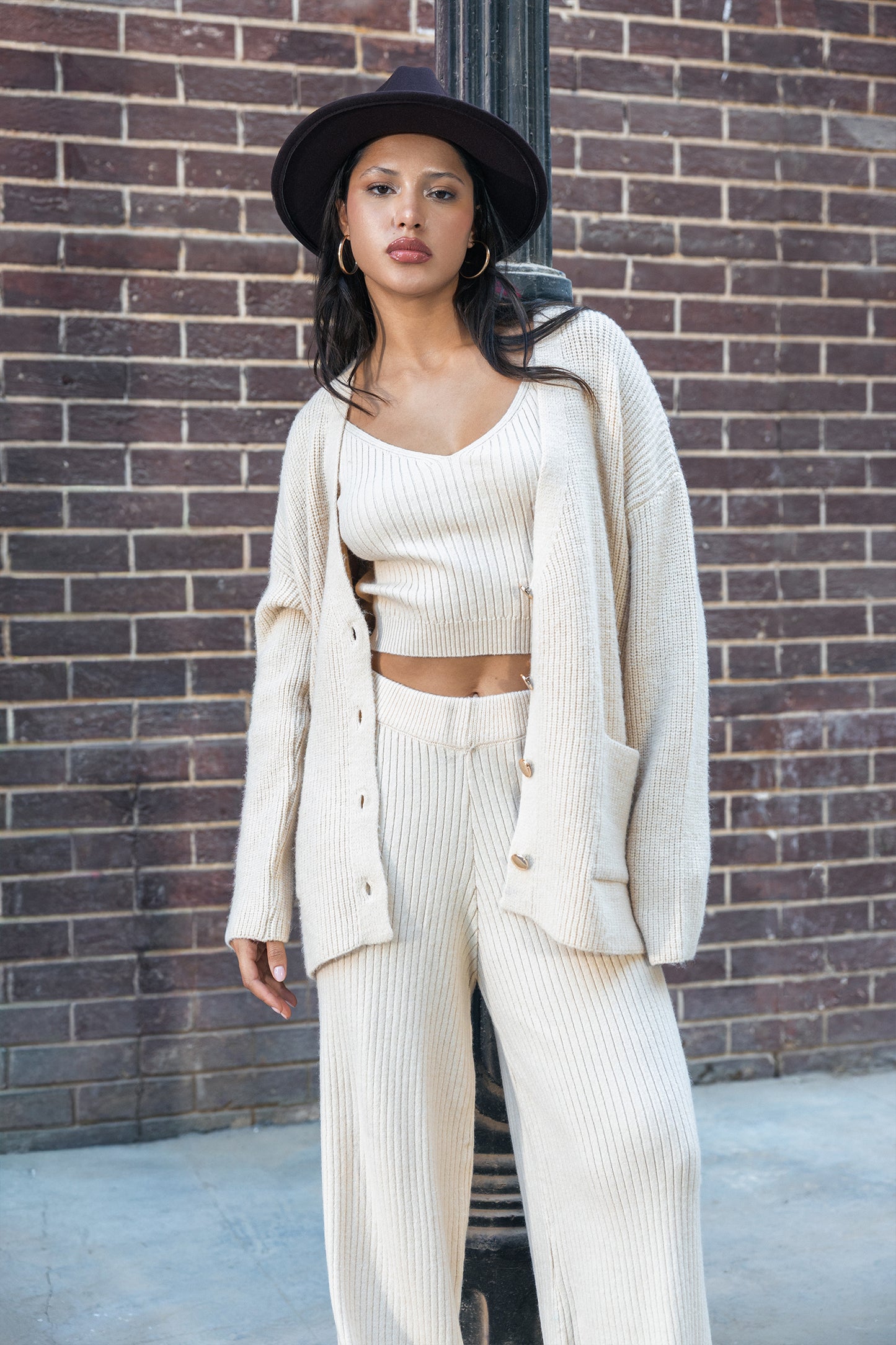 Striped Wide Leg Pants