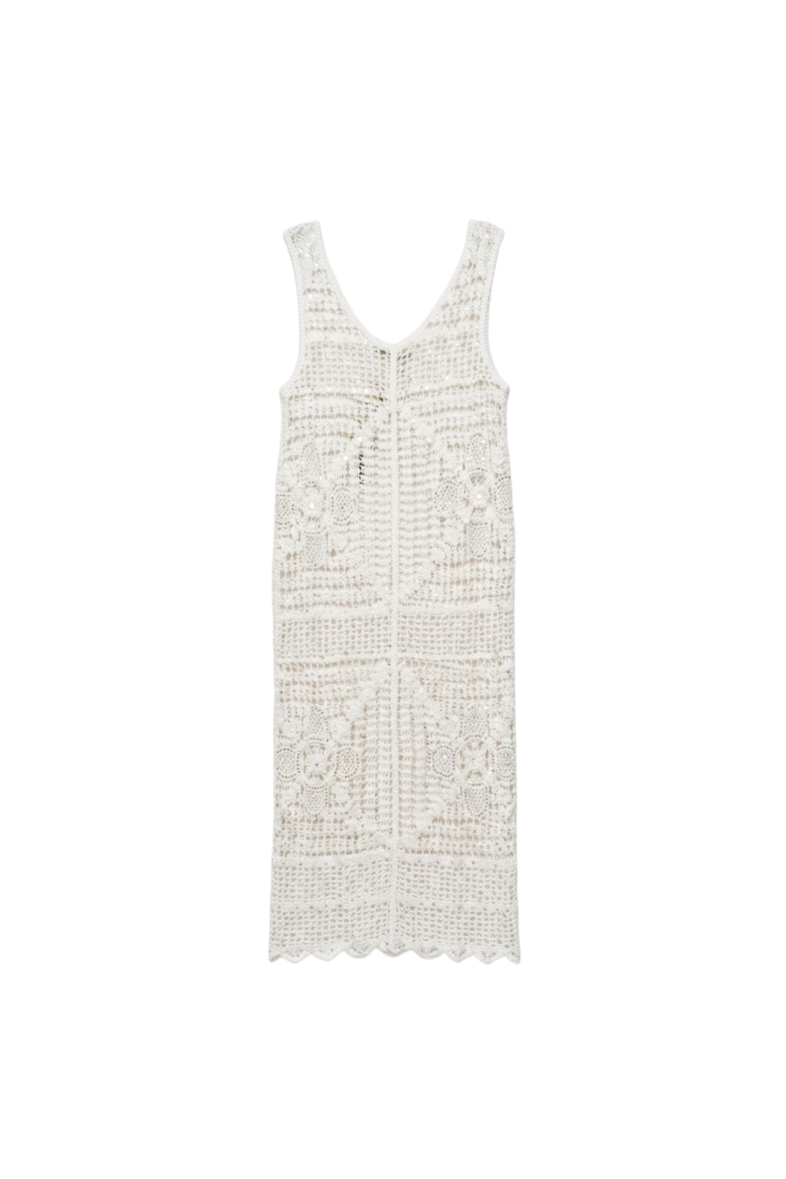 Floral Crochet Beach Dress