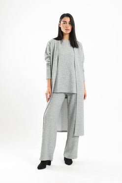 Ribbed Knitted Sleeveless Top