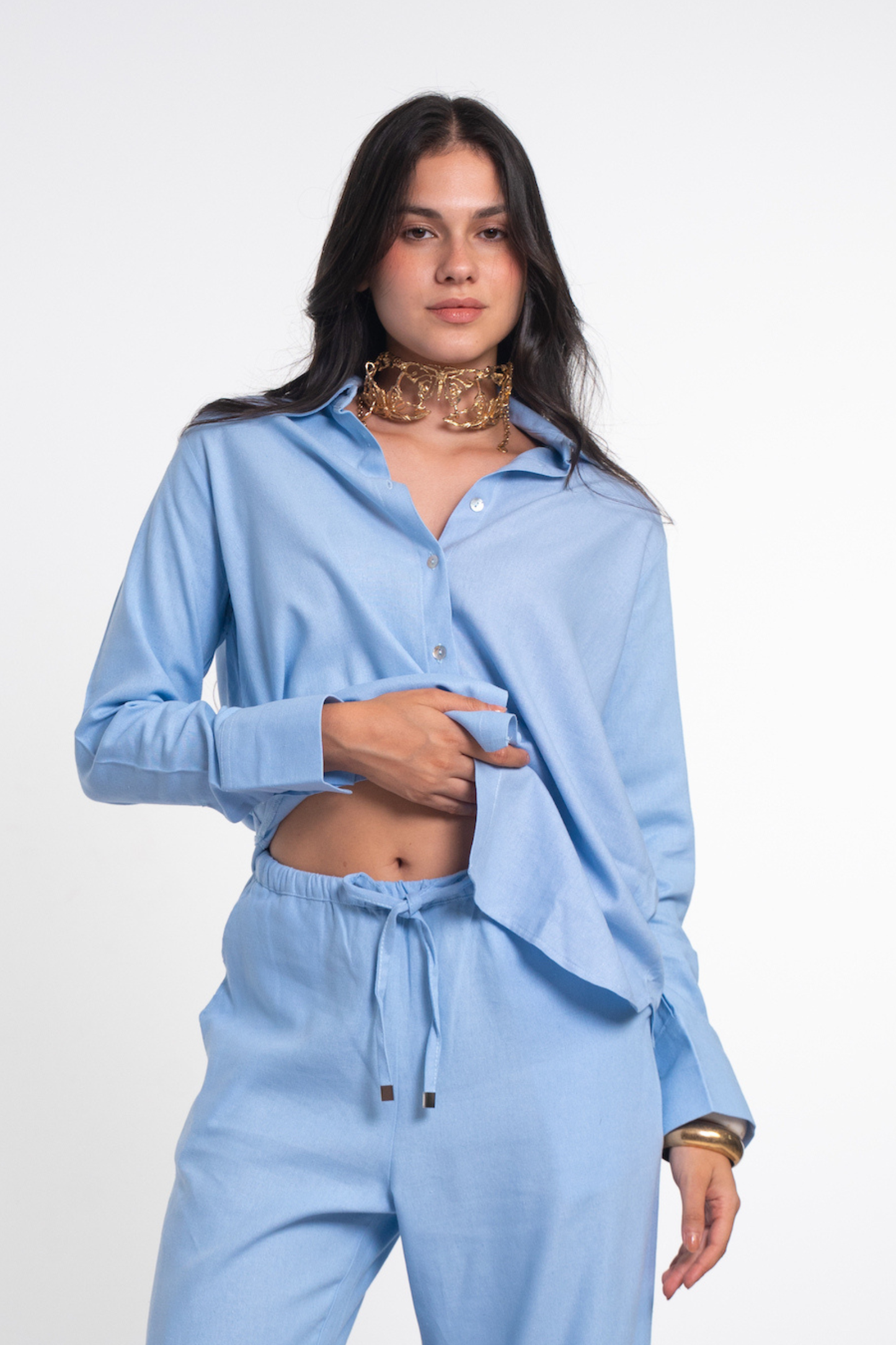 Relaxed Wide-Leg Pants
