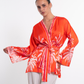 Printed Belted Kimono