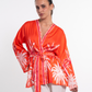 Printed Belted Kimono