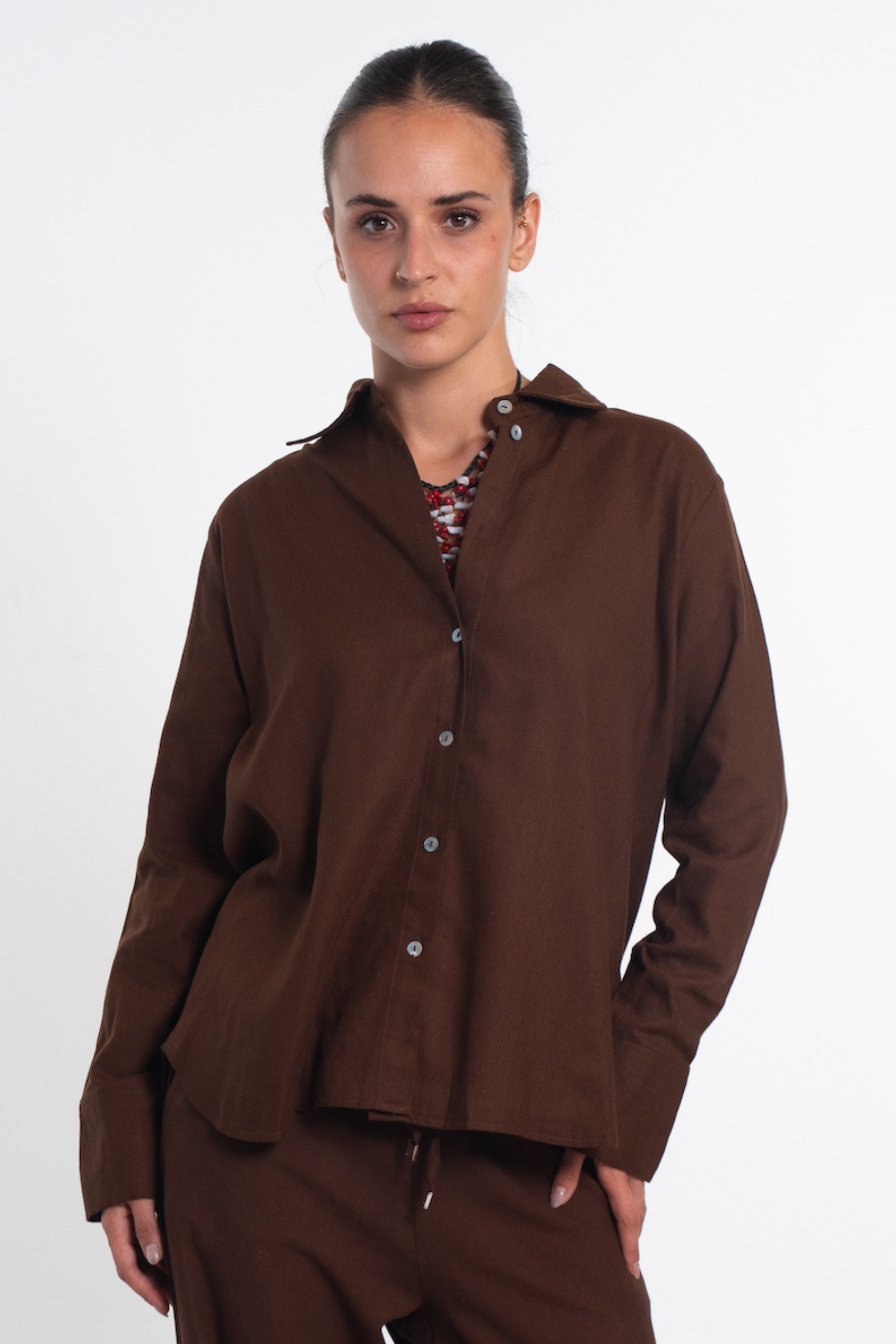 Button Down Closure Shirt