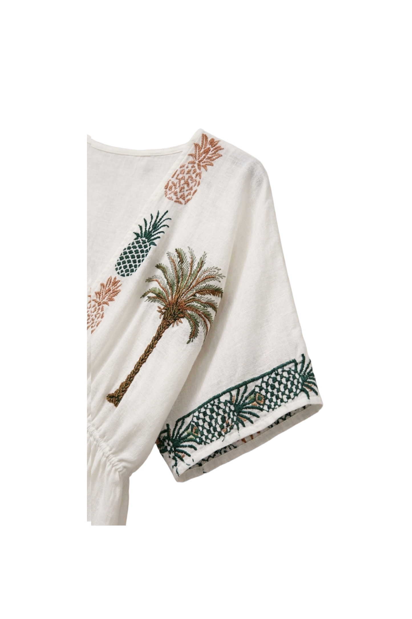 Palm Printed Dress