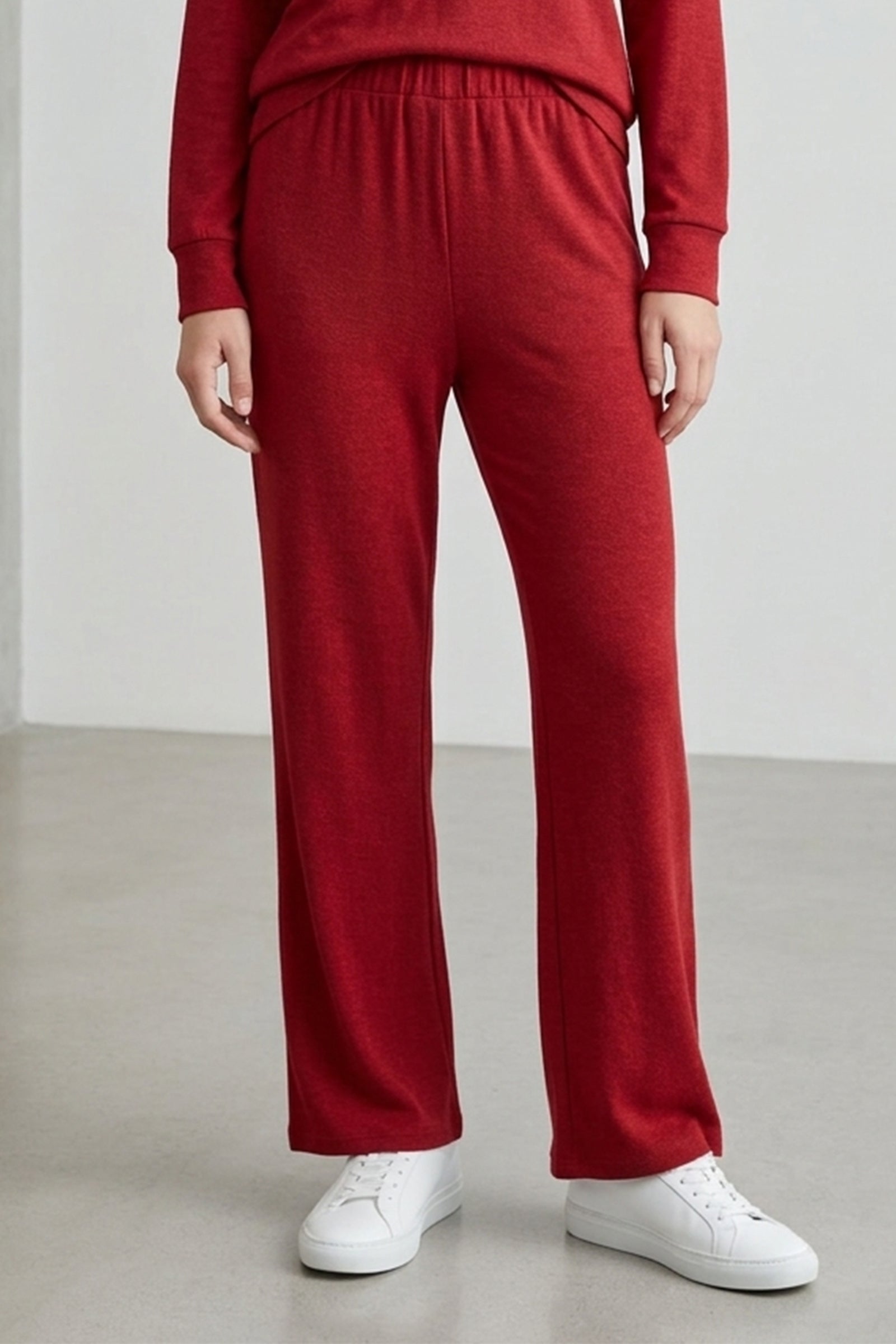 Regular Elastic Waist Pants