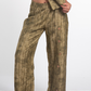 Textured Wide Pants