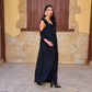 Cold-Shoulder Cutout Abaya
