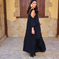 Cold-Shoulder Cutout Abaya