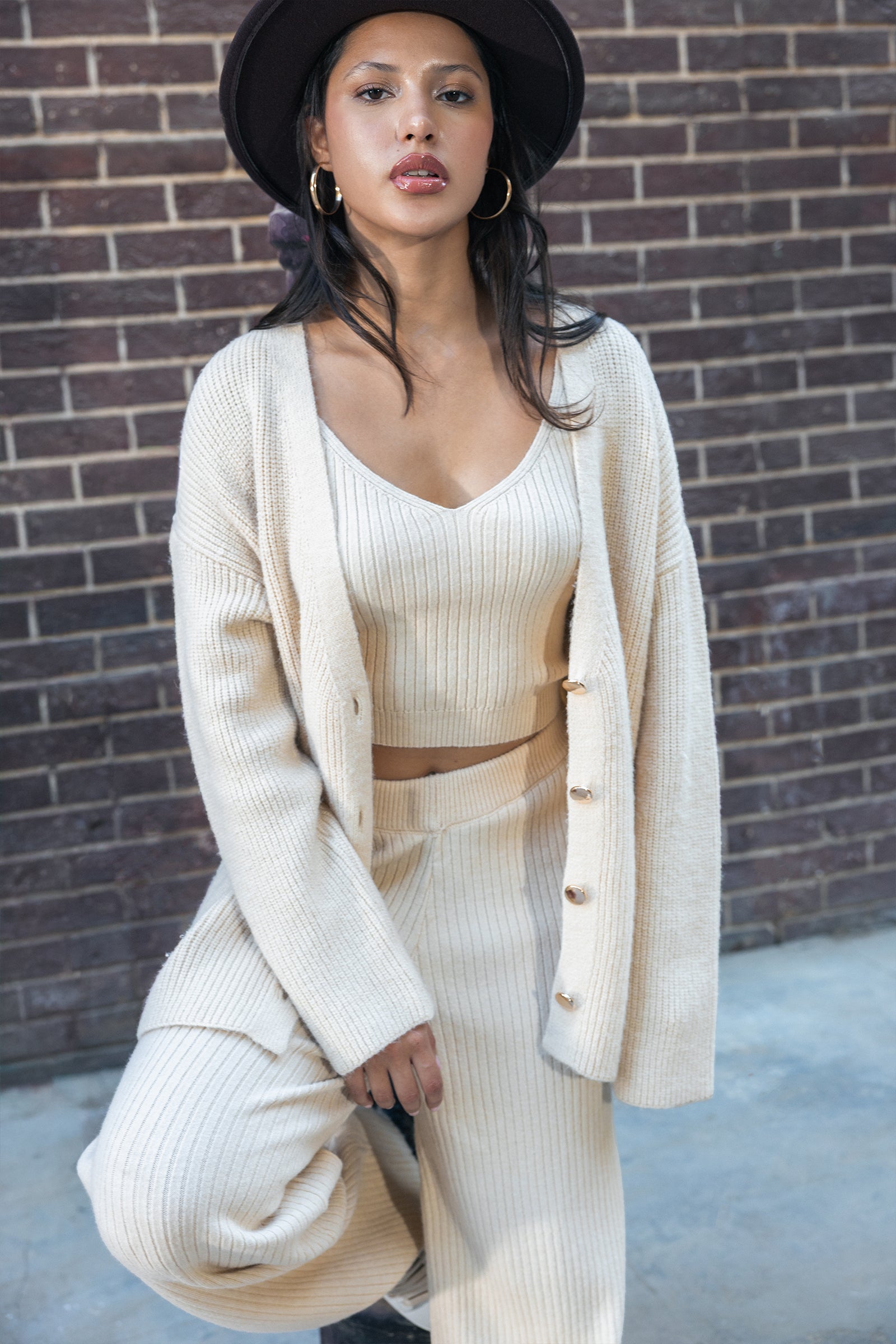 Button-Down Relaxed Cardigan