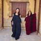 Cold-Shoulder Cutout Abaya